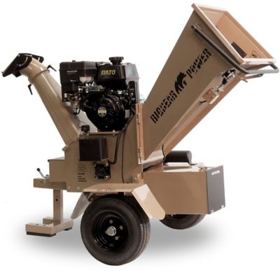 Image showing  5 in. Commercial Chipper Shredder, 15HP High-Torque Gas Engine, Tornadic Triple Drum, Self-Feed