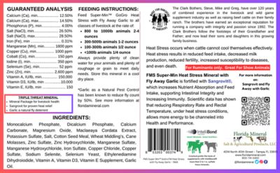 Image showing  Heat Stress and Fly Away Supplement with Garlic Economy Pail, 20 lb.
