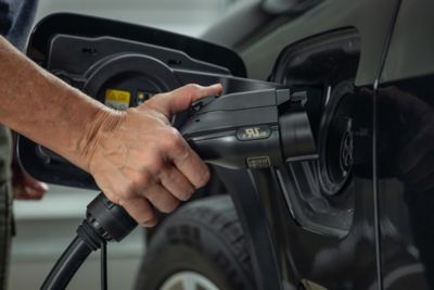 Image showing  Level 2 NEMA 14-50r Hardwired, 240V 48A EV Charger with J1772 Plug and Tesla Adapter; 20ft. Cable