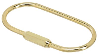 Image showing  Brass Screw Lock Keyring