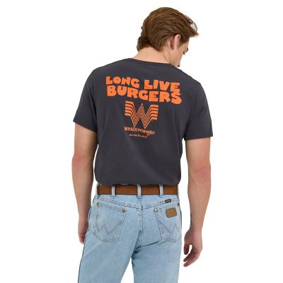 Image showing  x Whataburger Men's Long Live Burgers T-Shirt