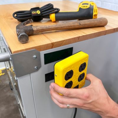 Image showing  Stick Em Strips Industrial Strength, 4 in. x 2 in. 4 Sets