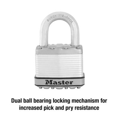 Image showing 6 th Master Lock Number 5 Magnum 2 in. Laminated Steel Padlock