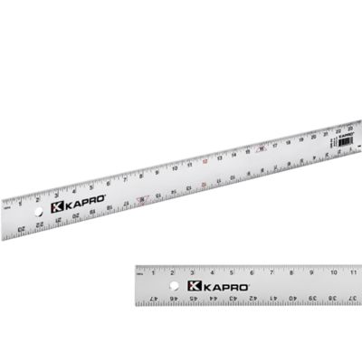 Kapro Kapro 308 Aluminum Straight Edge Ruler - 1/8" & 1/16" - 24 Inch