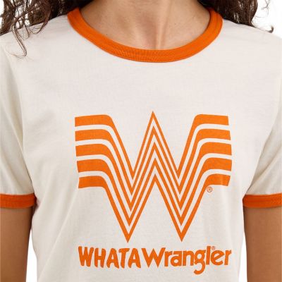 Image showing  x Whataburger Women's Ringer Tee