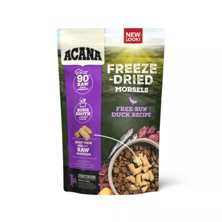 ACANA Freeze Dried Food Chunks Free Running Duck Recipe 8 oz. Dog Freeze-Dried Treats