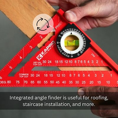 Image showing  Anodized Square Tool 7 in.