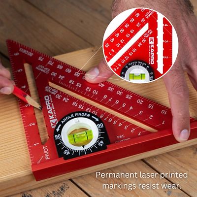 Image showing  Anodized Square Tool 7 in.