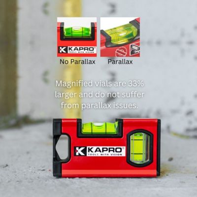 Image showing  Kapro 771M TWIN - Magnetic Heavy Duty Toolbox Level - 4 Inch