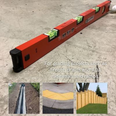 Image showing  Kapro 105 Topgrade - Gradient Box Level w/Slope Measurements - 24 Inch