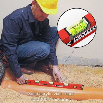 Image showing  Kapro 105 Topgrade - Gradient Box Level w/Slope Measurements - 24 Inch