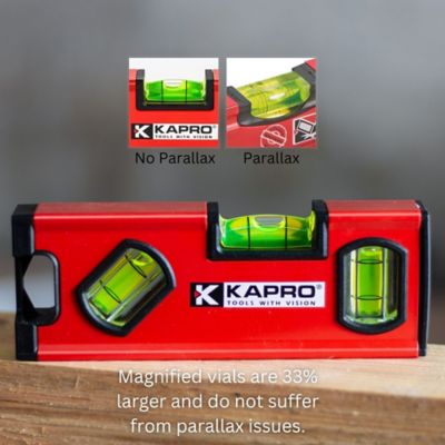 Image showing  Kapro 771M TWIN - Magnetic Heavy Duty Toolbox Level - 6 Inch