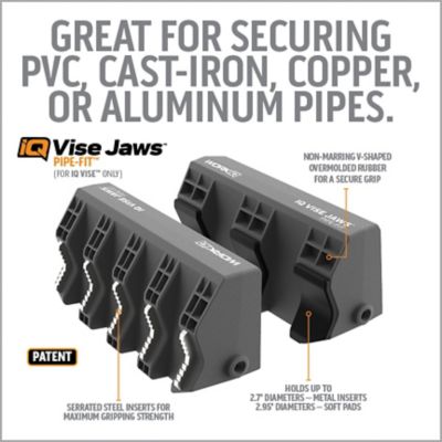 Image showing 5 th Work IQ Tools IQ Vise Jaws Pipe Fit