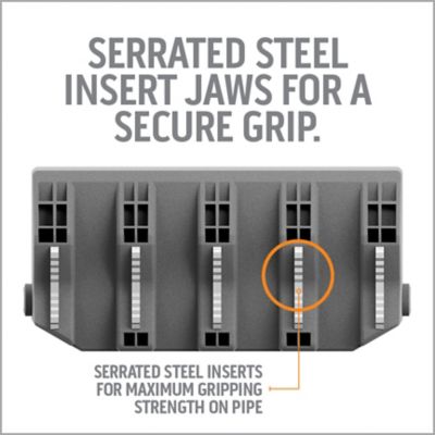 Image showing 7 th Work IQ Tools IQ Vise Jaws Pipe Fit