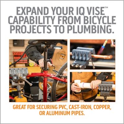 Image showing 8 th Work IQ Tools IQ Vise Jaws Pipe Fit