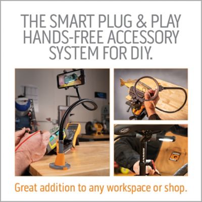 Image showing 5 th Work IQ Tools IQ Connect Hands Free Accessory System with 3 Bench Mounts