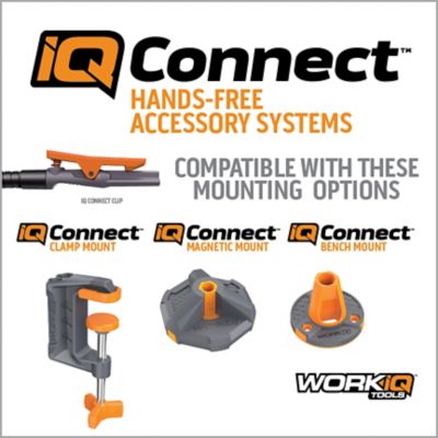 Image showing 9 th Work IQ Tools IQ Connect Hands Free Accessory System with 3 Bench Mounts