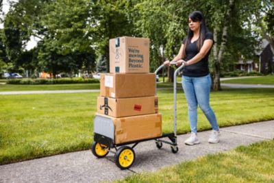 Image showing  Compact Steel 2 in 1 Convertible Hand Truck