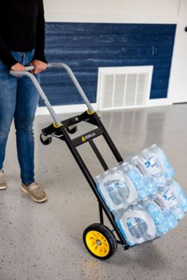 Image showing  Compact Steel 2 in 1 Convertible Hand Truck