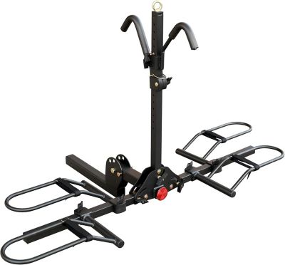 Young Electric Hitch Mount Platform Style 2 Bike Rack 2 in. Receiver, 200 lb. Capacity 10104095