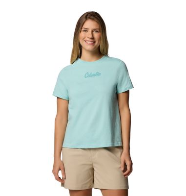 Image showing 0 th Columbia Sportswear Women's Rolling Bend Graphic Crew Neck Short-Sleeve T-Shirt