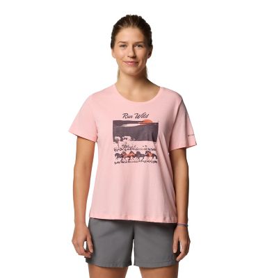 Image showing  Women's Ruby Springs Graphic Scoop Neck Short-Sleeve T-Shirt