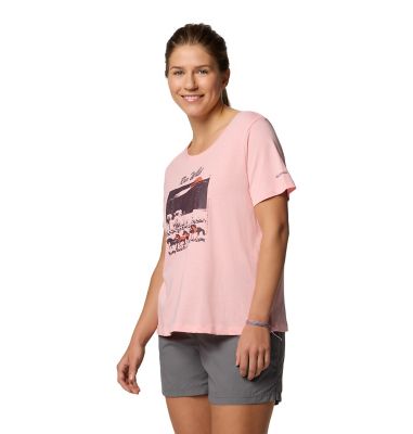 Image showing  Women's Ruby Springs Graphic Scoop Neck Short-Sleeve T-Shirt