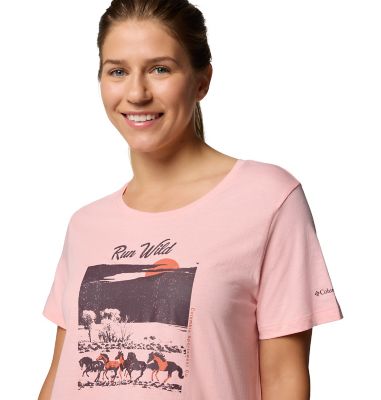 Image showing  Women's Ruby Springs Graphic Scoop Neck Short-Sleeve T-Shirt