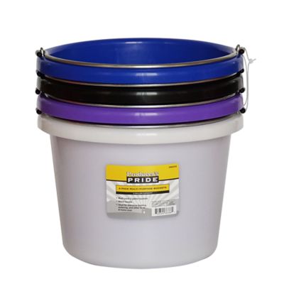 Producer's Pride 2 gal. Multi-Purpose Buckets, Assorted, 4 pk.