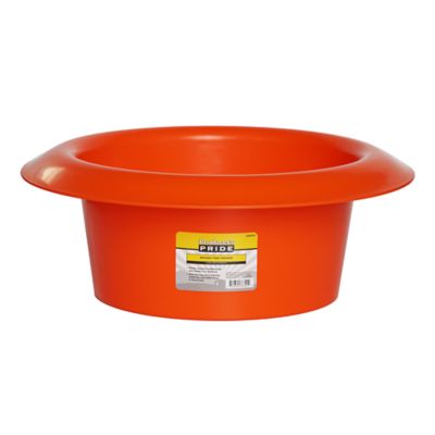 Producer's Pride 16 qt. Round Tire Feeder, Orange