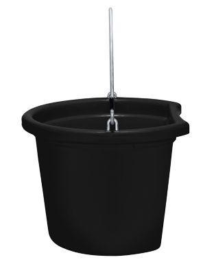 Image showing  2 gal. Flat-Back Bucket, Black