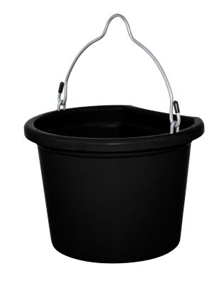 Image showing  2 gal. Flat-Back Bucket, Black