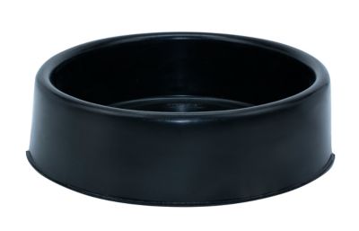 Image showing  3 gal. Plastic Low Feeder Pan, Black