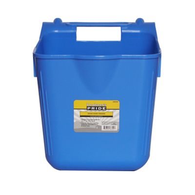 Image showing  3.5 gal. Hook-Over Feeder Bucket, Blue
