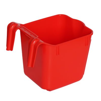 Producer's Pride 3.5 gal. Hook-Over Feeder Bucket, Red
