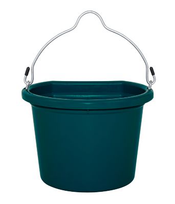 Image showing  2 gal. Flat-Back Bucket, Green