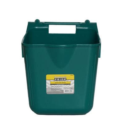Image showing  3.5 gal. Hook-Over Feeder Bucket, Green