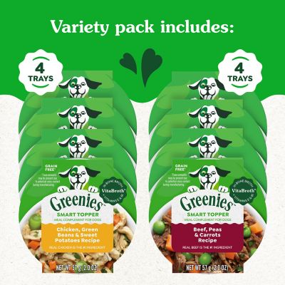Image showing 6 th Greenies Smart Topper Grain-Free Chicken and Beef Wet Dog Food Topper, 2 oz., 4 pk.