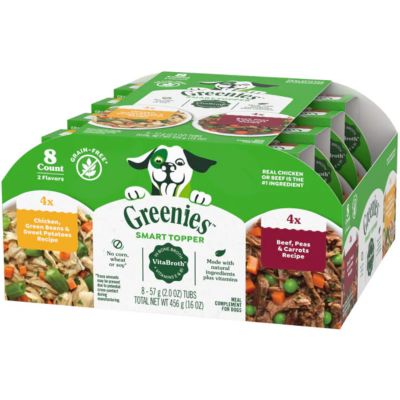 Image showing 9 th Greenies Smart Topper Grain-Free Chicken and Beef Wet Dog Food Topper, 2 oz., 4 pk.