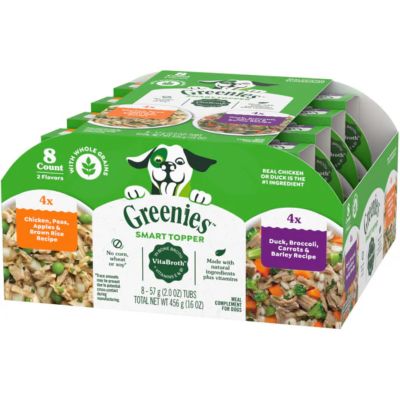 Image showing 9 th Greenies Smart Topper Grain-Free Chicken and Duck Wet Dog Food Topper, 2 oz., 8 pk.