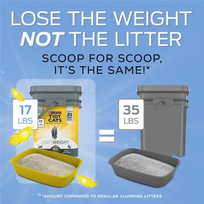 Image showing  Light Weight, Low Dust, Clumping Cat Litter, LightWeight 4-in-1 Strength Cat Litter