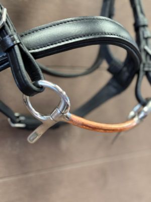 Image showing  Miniature Horse 3.5 in. Mouth Mullen Copper Bit