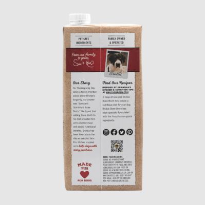 Image showing 7 th Brutus Bone Broth Chicken Hip & Joint Dog Food Topper for Dogs, 32 oz.