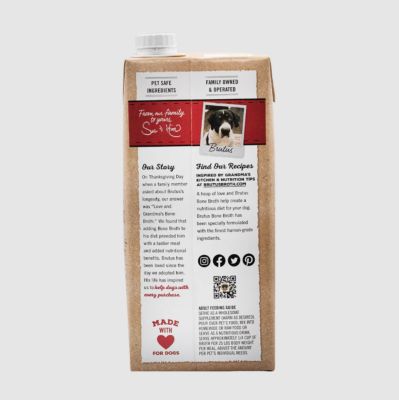 Image showing 7 th Brutus Bone Broth Pork Hip & Joint Dog Food Topper for Dogs, 32 oz.