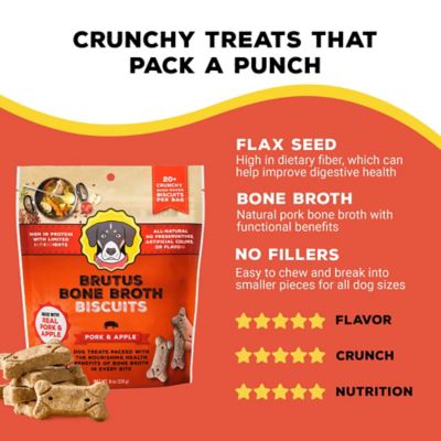 Image showing  Pork & Apple Dog Biscuits, 8 oz.