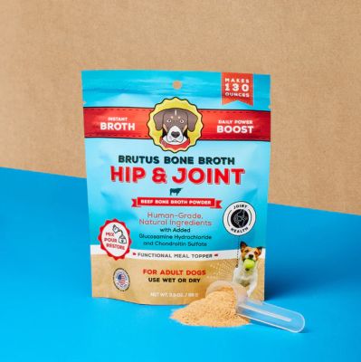 Image showing 5 th Brutus Bone Broth Instant Beef Hip & Joint Dog Food Topper for Dogs, 3.5 oz.