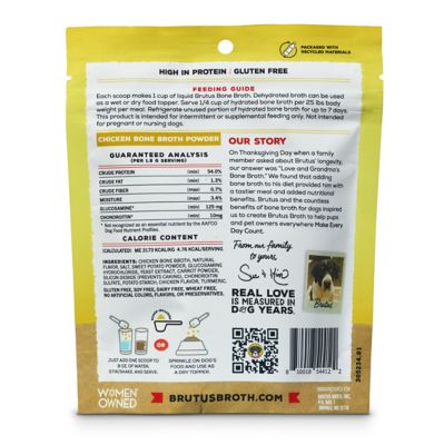 Image showing  Instant Chicken Hip & Joint Powder Dog Food Topper for Dogs, 3.5 oz.