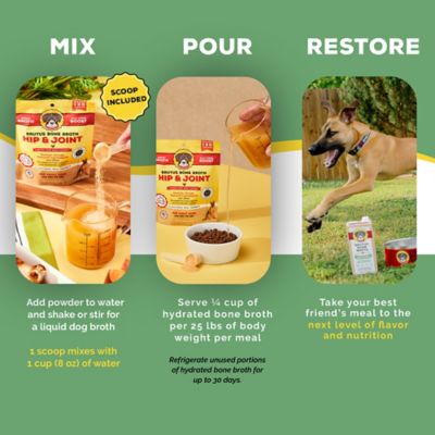 Image showing  Instant Chicken Hip & Joint Powder Dog Food Topper for Dogs, 3.5 oz.