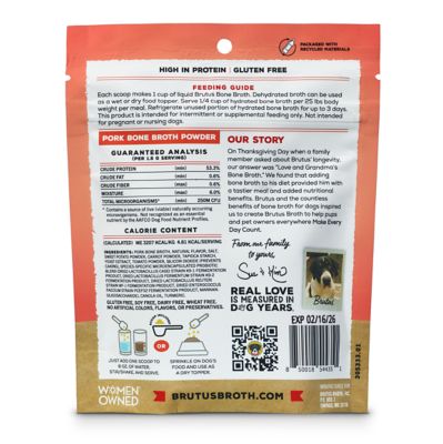 Image showing  Instant Pork Probiotic Powder Dog Food Topper for Dogs, 3.5 oz.