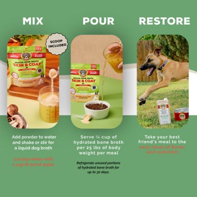 Image showing  Instant Salmon Skin & Coat Powder Dog Food Topper for Dogs, 3.5 oz.